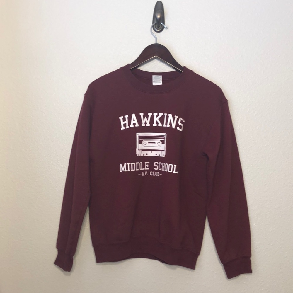 Hawkins Middle School AV Club Sweatshirt